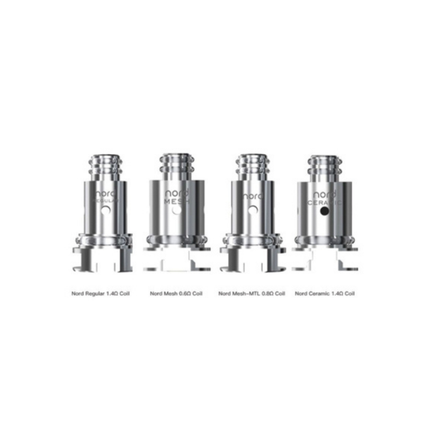 Smok Nord Replacement Coil (0.6ohm/0.8ohm/1.4ohm/Ceramic 1.4ohm) - 5 Pack Smok Nord Replacement Coil (0.6ohm/0.8ohm/1.4ohm/Ceramic 1.4ohm) - 5 Pack